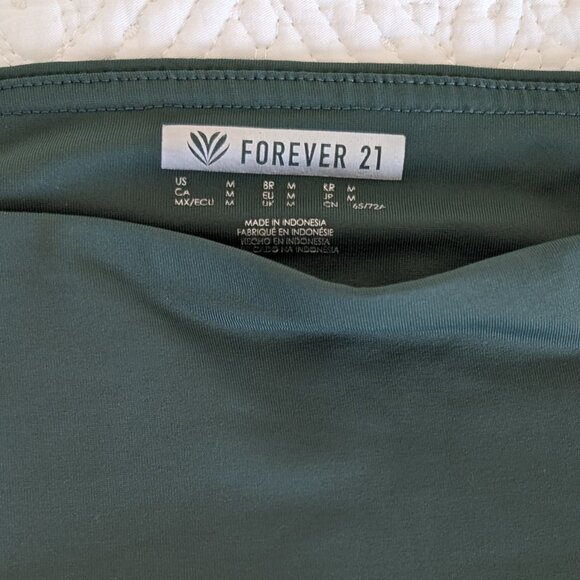 Aesthetic Green and Mint Color Block Leggings - Picture 4 of 7